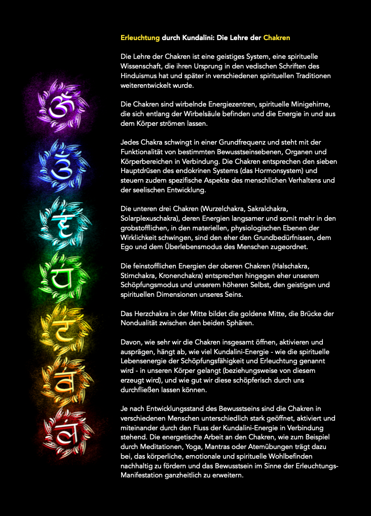 Das Chakren-System (Free PDF)
